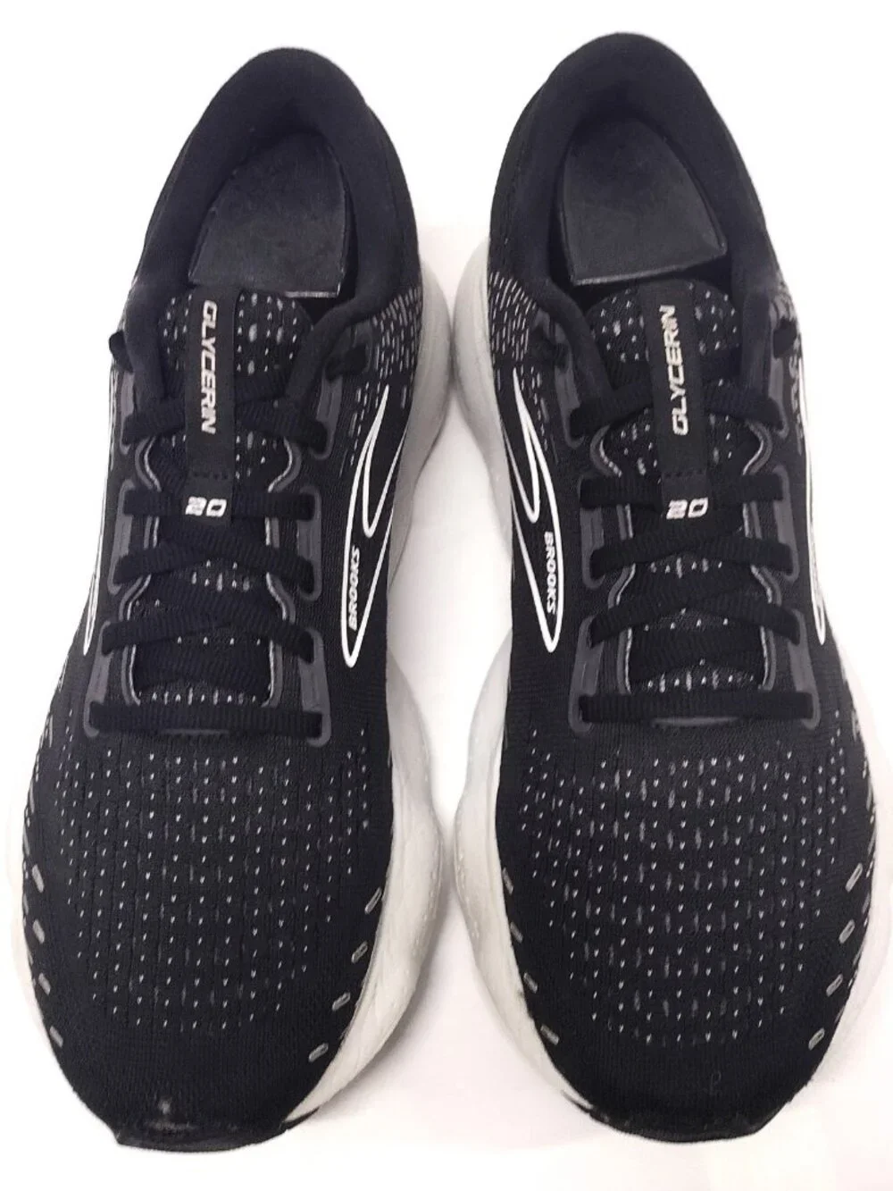 Brooks Glycerin 20 Running Shoes Black Men's Size 8.5 D EUR 42 *Read*